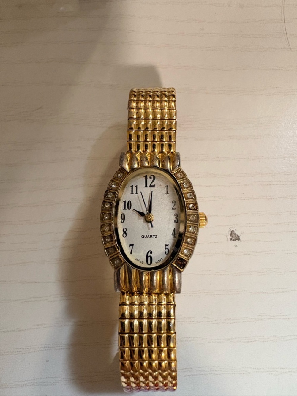 Vintage Gold-Tone Women's Bracelet Watch